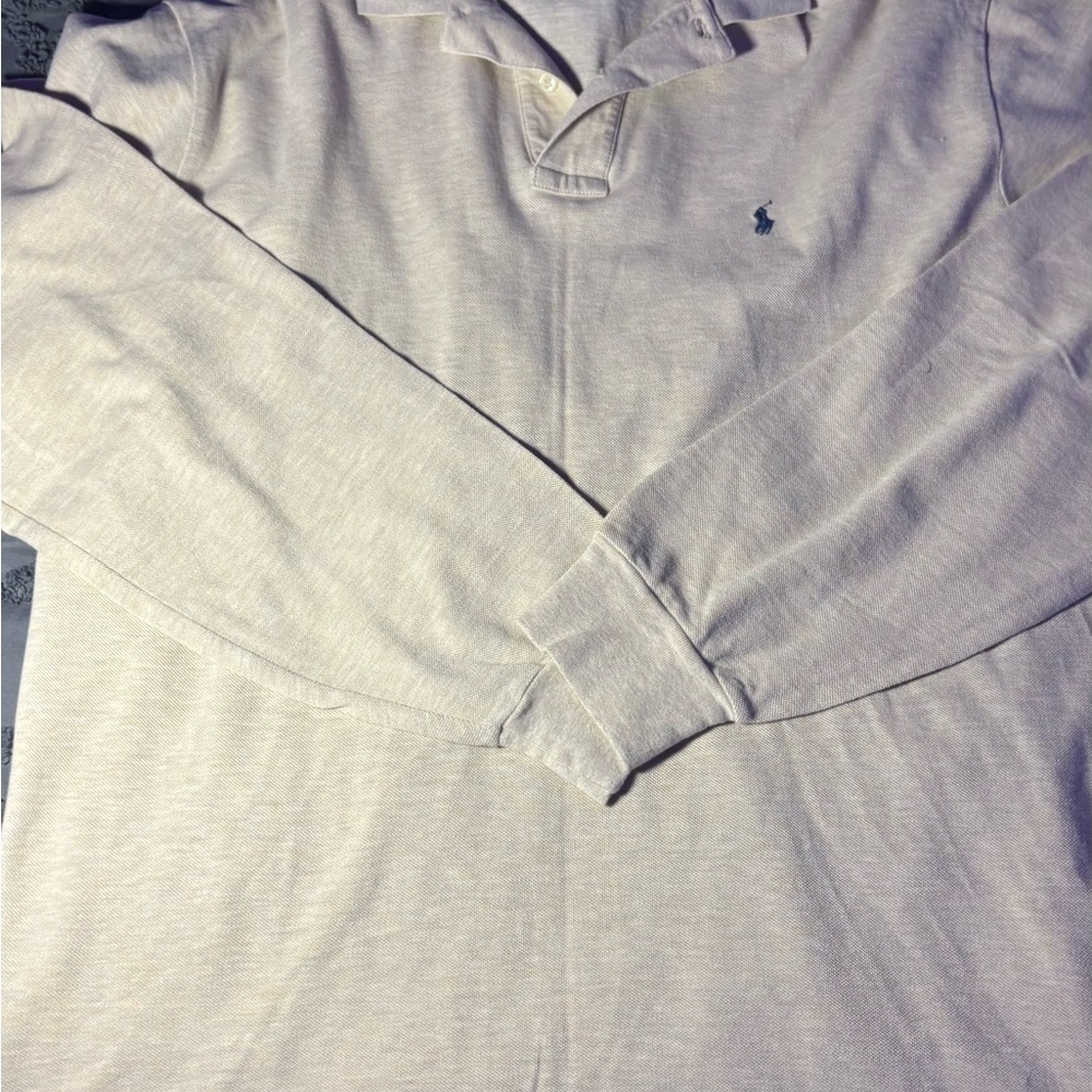 Men's Cream Polo Shirt